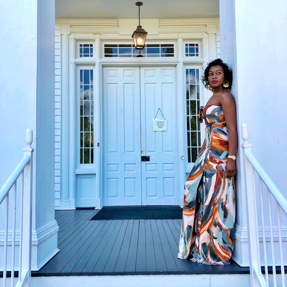 Multicolored Maxi Dress - Picture 2 of 6